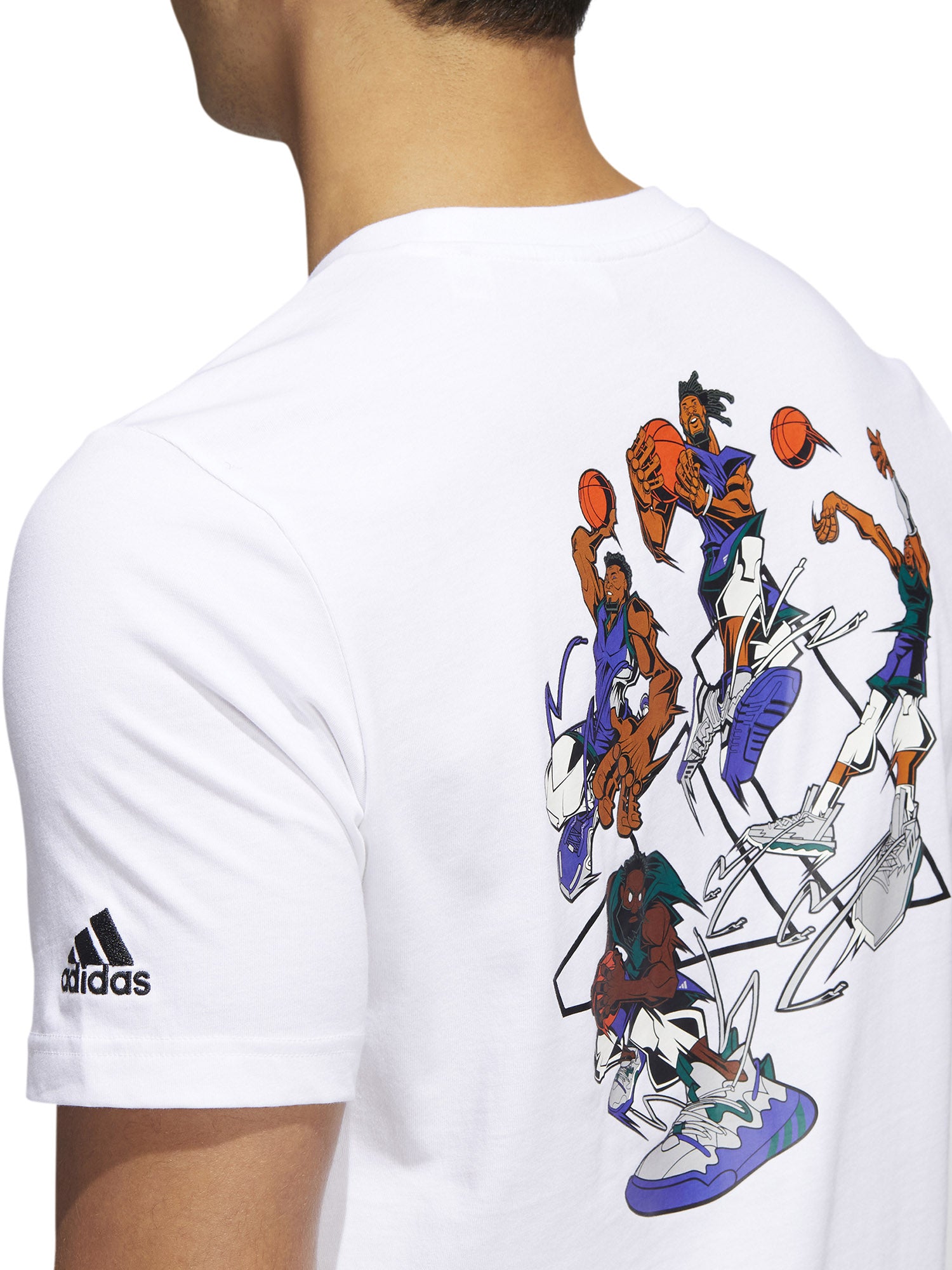 T-shirt Bianco Adidas Performance