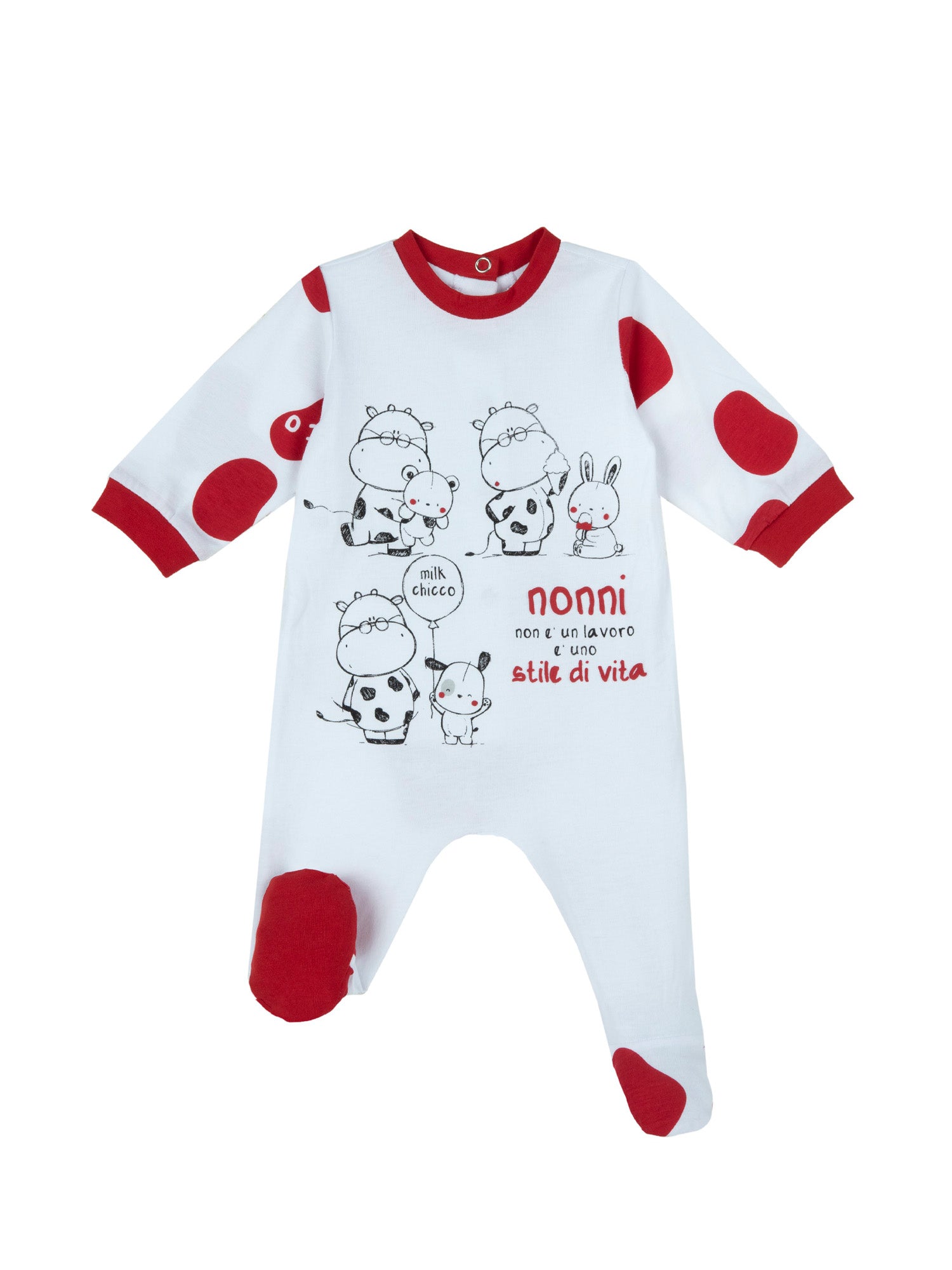 Tute Bianco Rosso Chicco