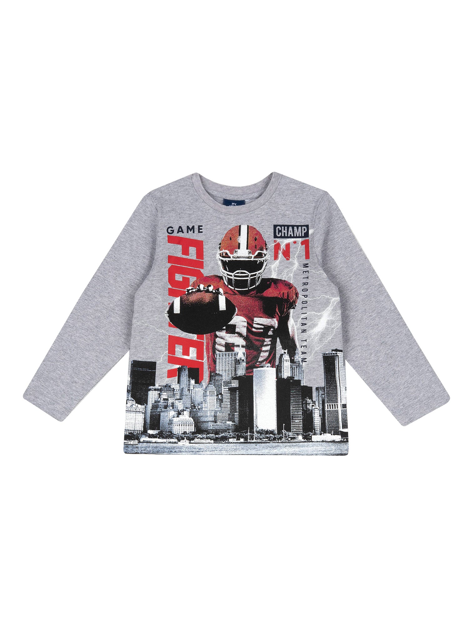 T-shirt Grigio Chicco