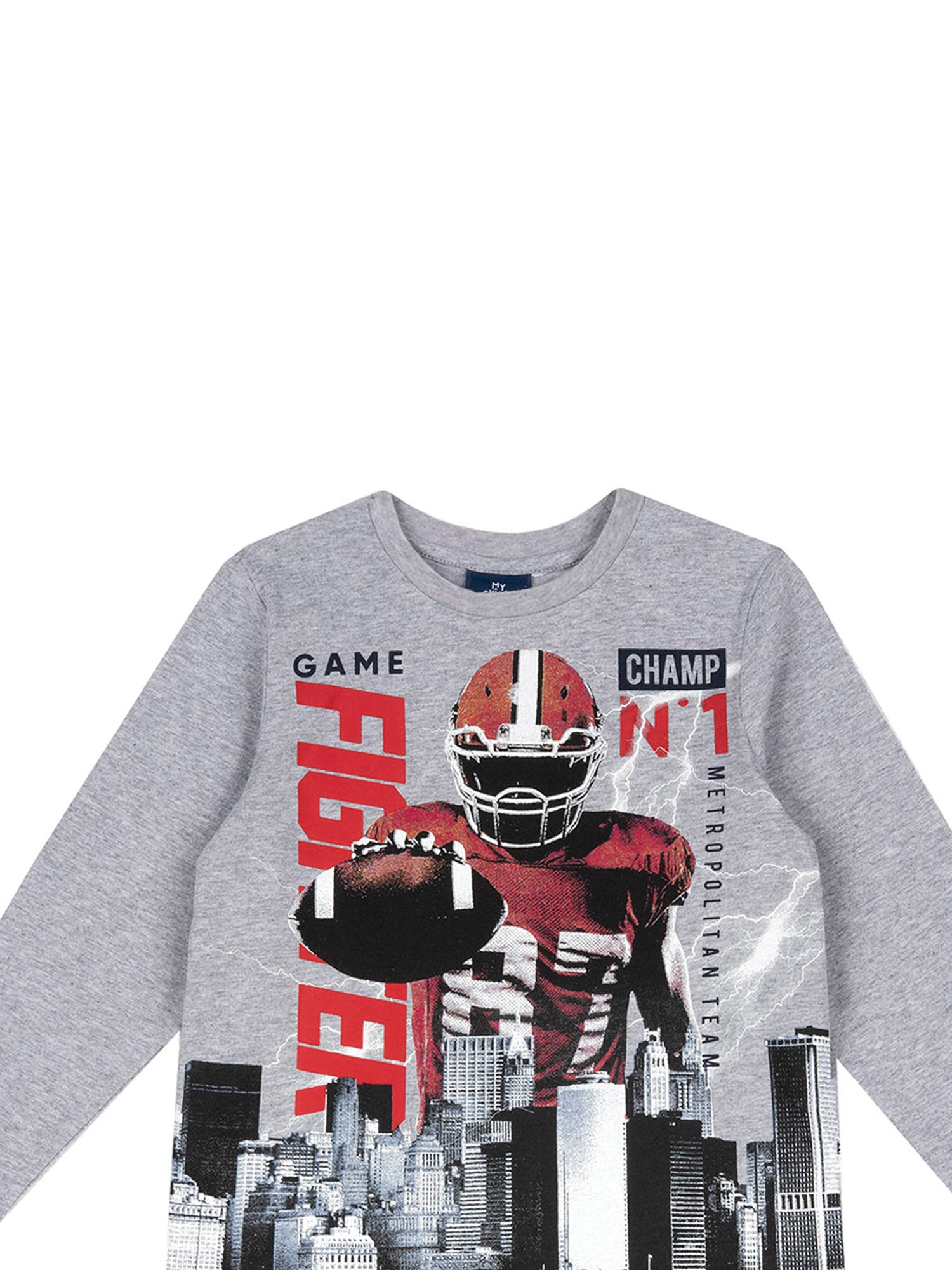 T-shirt Grigio Chicco