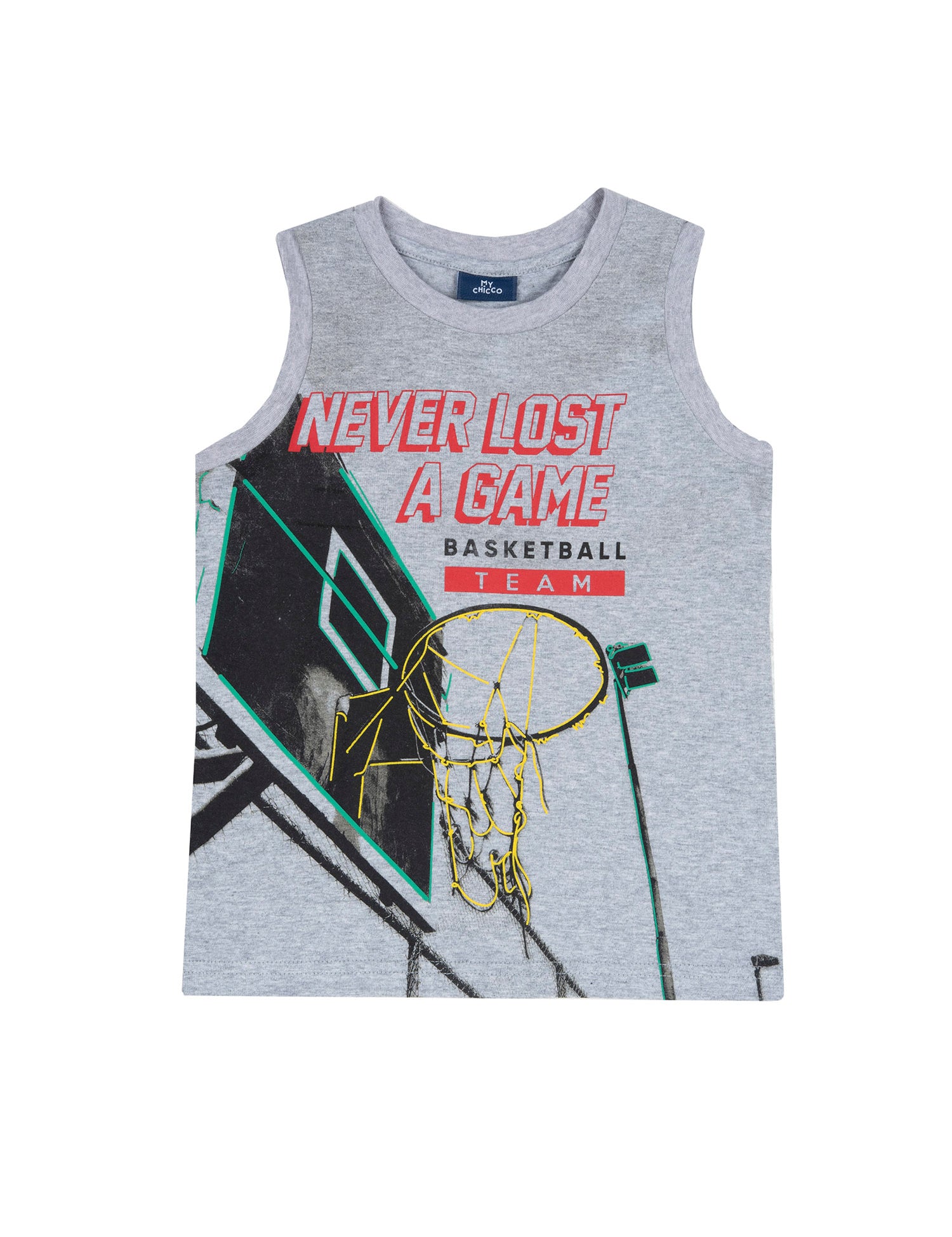 Top e canotte Grigio Chicco