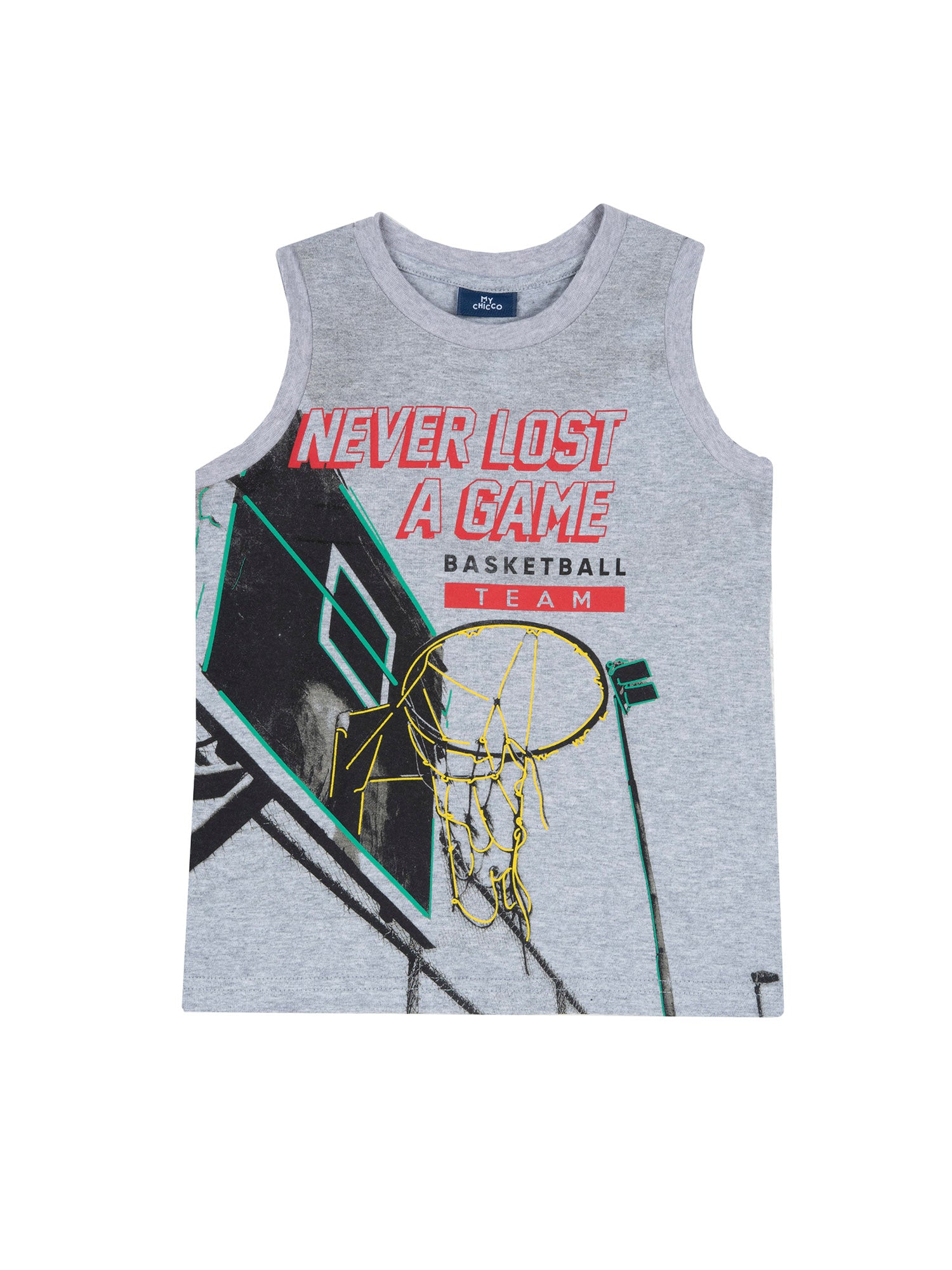 Top e canotte Grigio Chicco