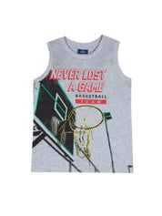 Top e canotte Grigio Chicco