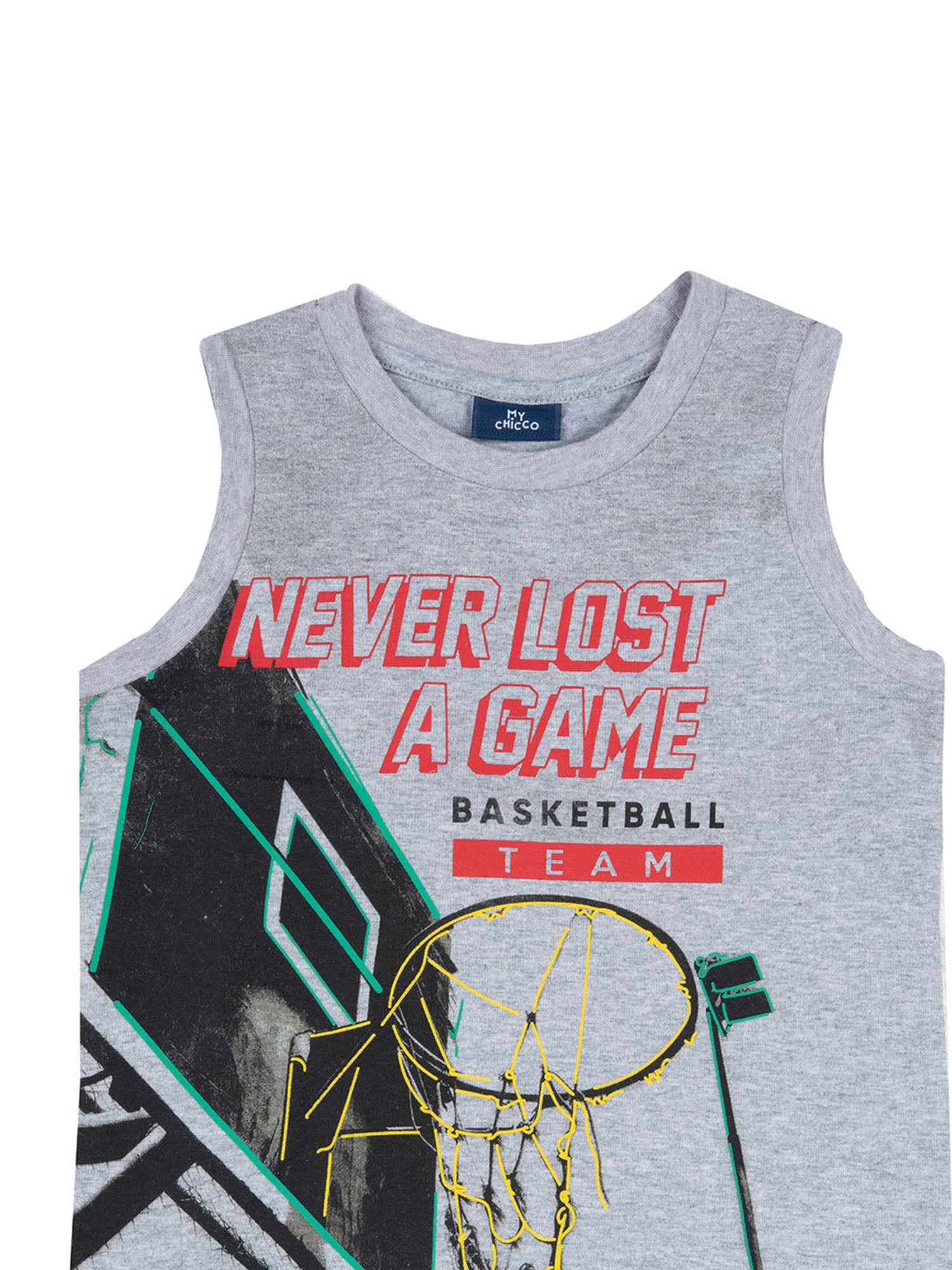 Top e canotte Grigio Chicco