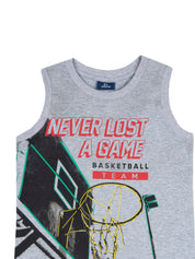 Top e canotte Grigio Chicco