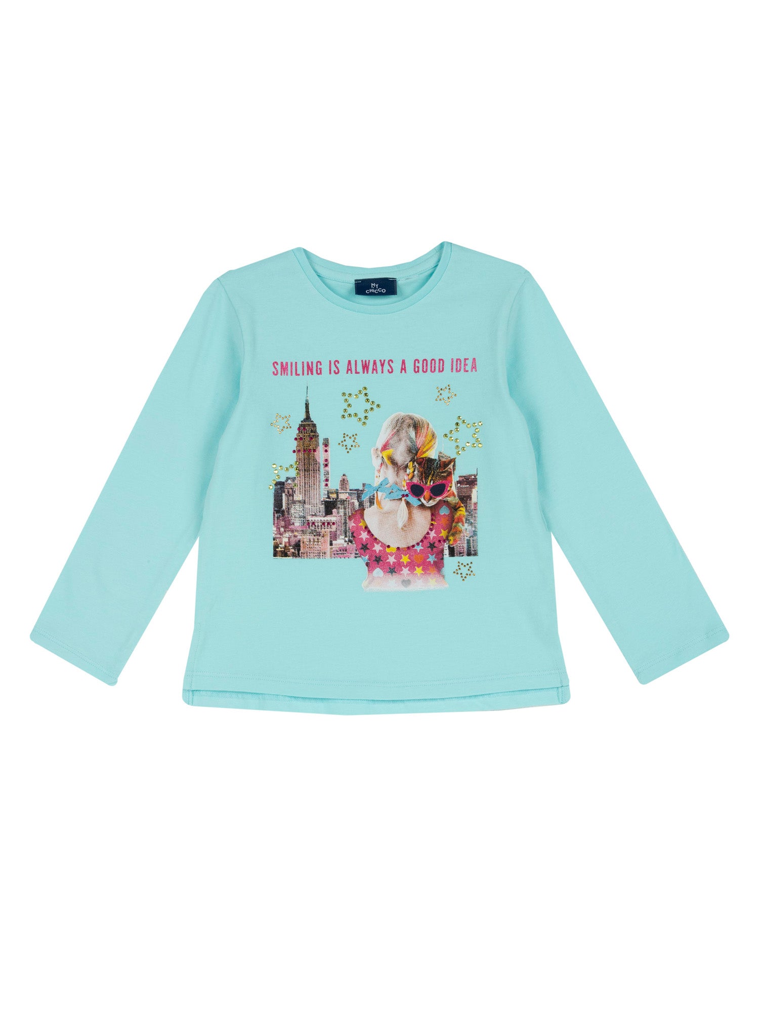 T-shirt Turchese Chicco