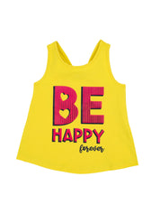 Top e canotte Giallo Chicco