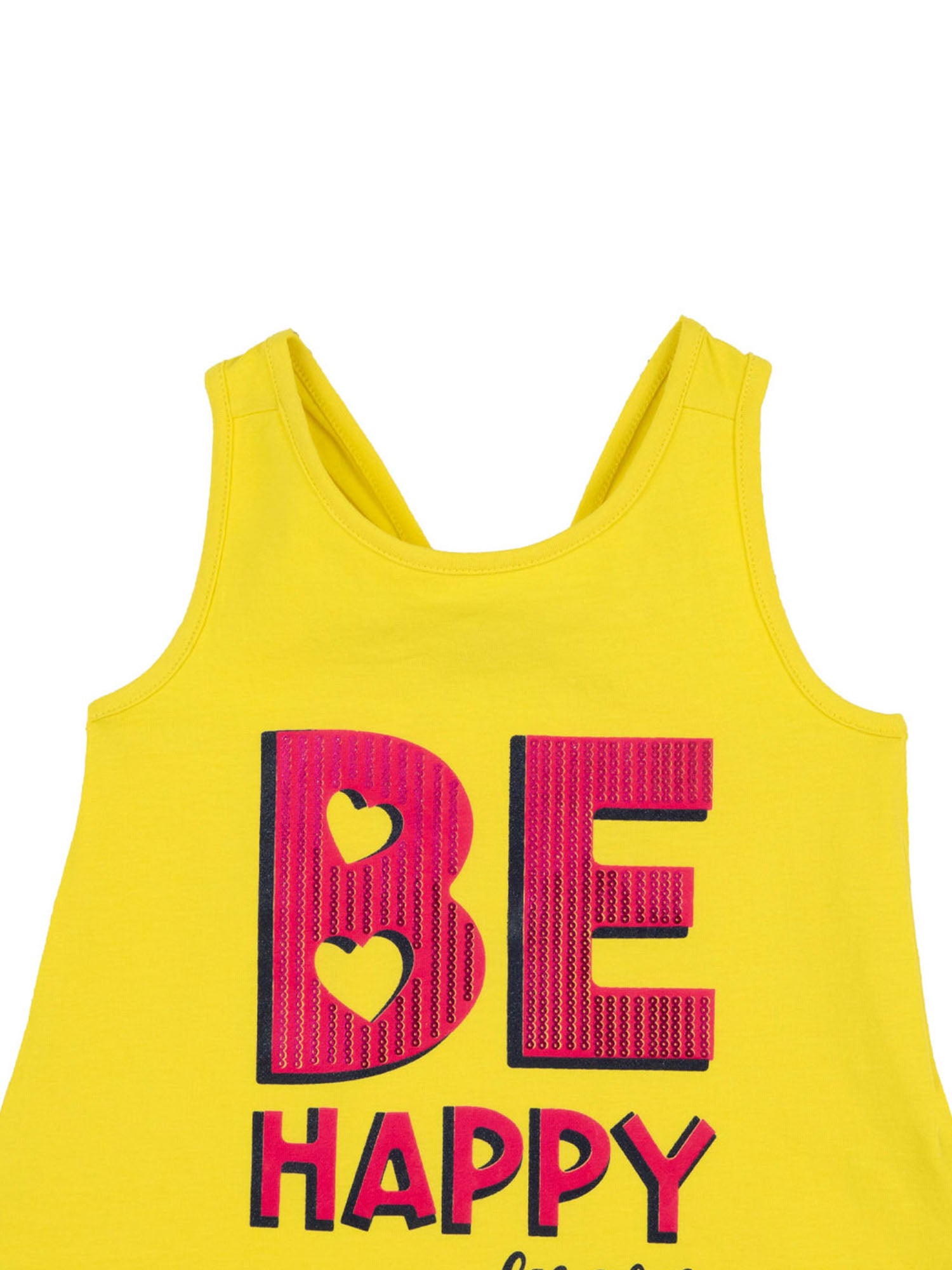 Top e canotte Giallo Chicco