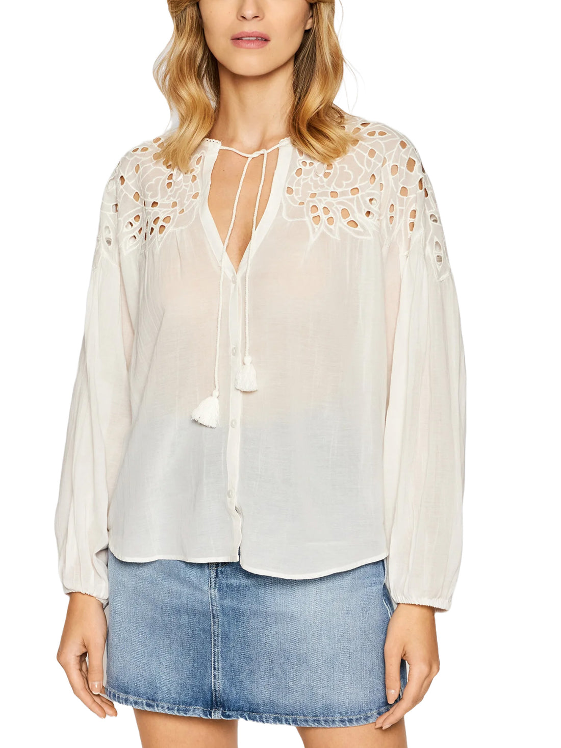 Bluse Beige Pepe Jeans