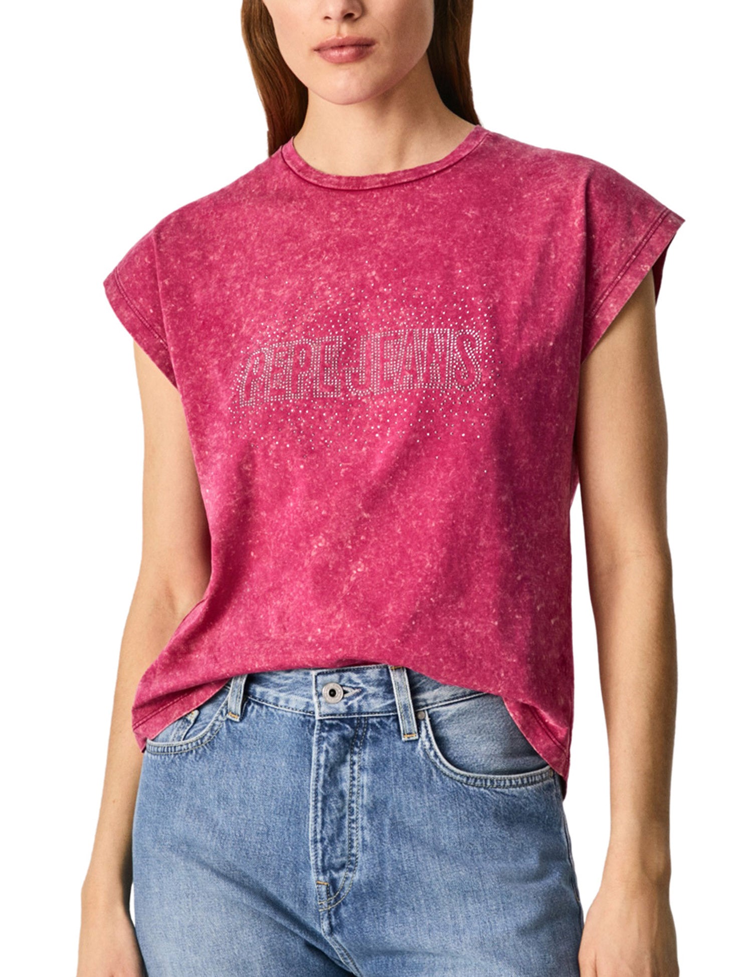 T-shirt Fucsia Pepe Jeans