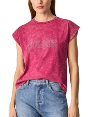 T-shirt Fucsia Pepe Jeans
