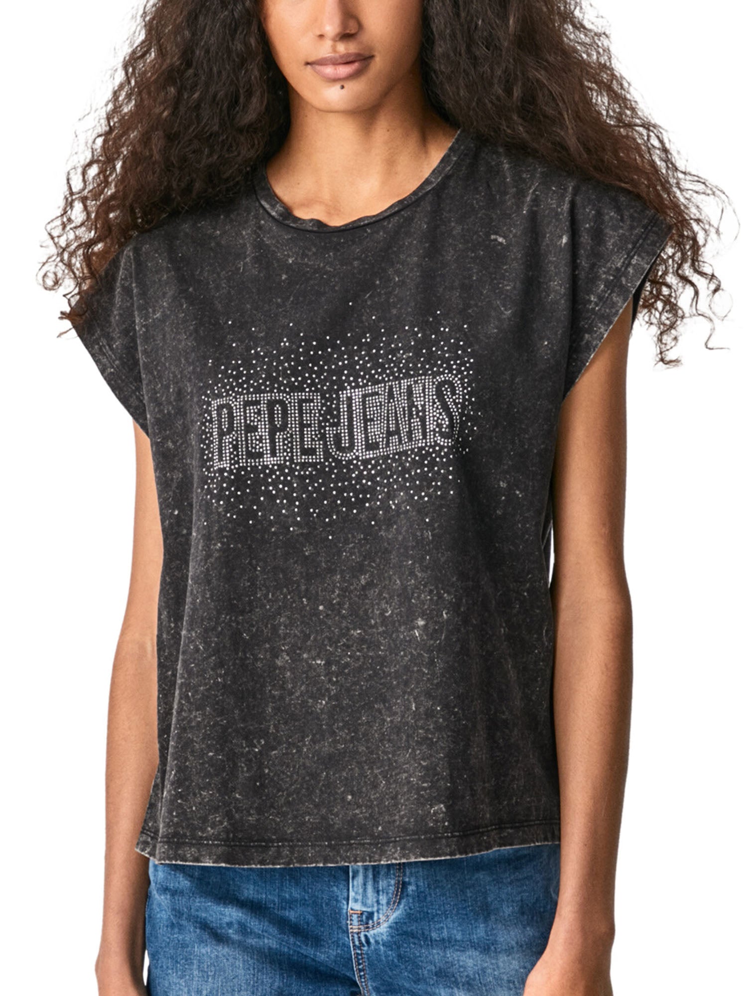 T-shirt Nero Pepe Jeans