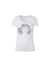 T-shirt Bianco Pepe Jeans