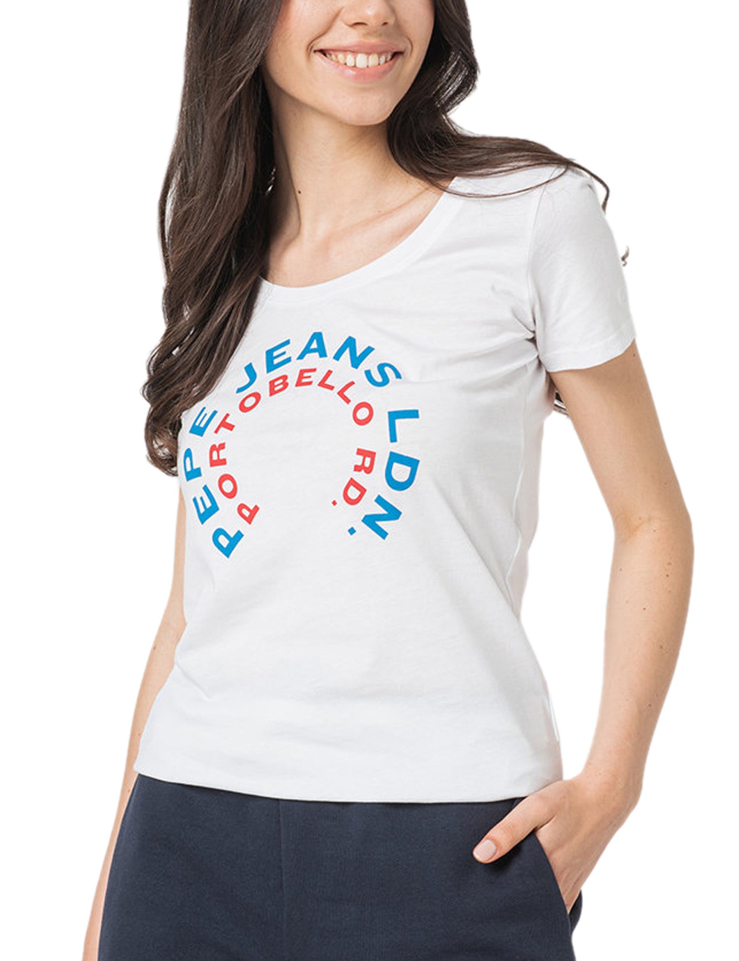 T-shirt Bianco Pepe Jeans