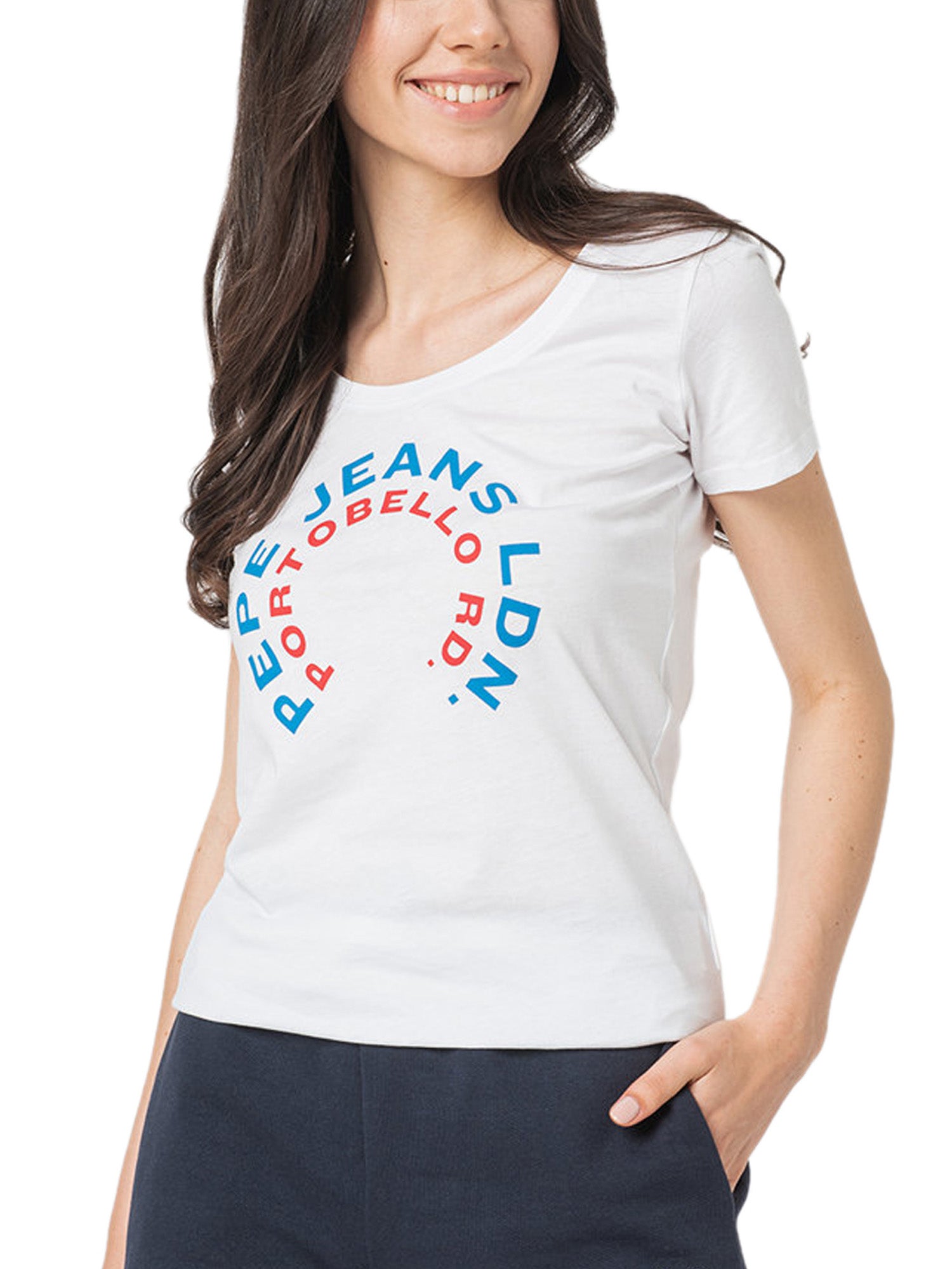 T-shirt Bianco Pepe Jeans