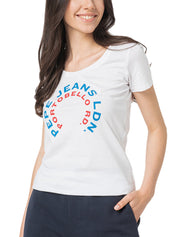 T-shirt Bianco Pepe Jeans