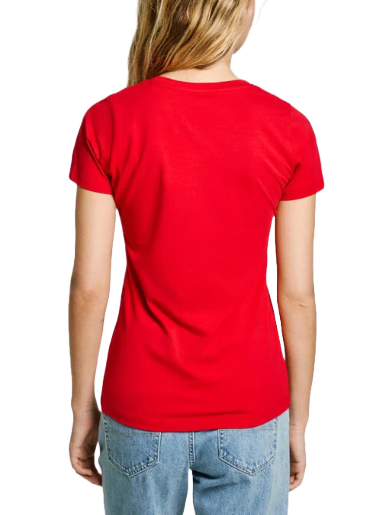 T-shirt Rosso Bianco Pepe Jeans