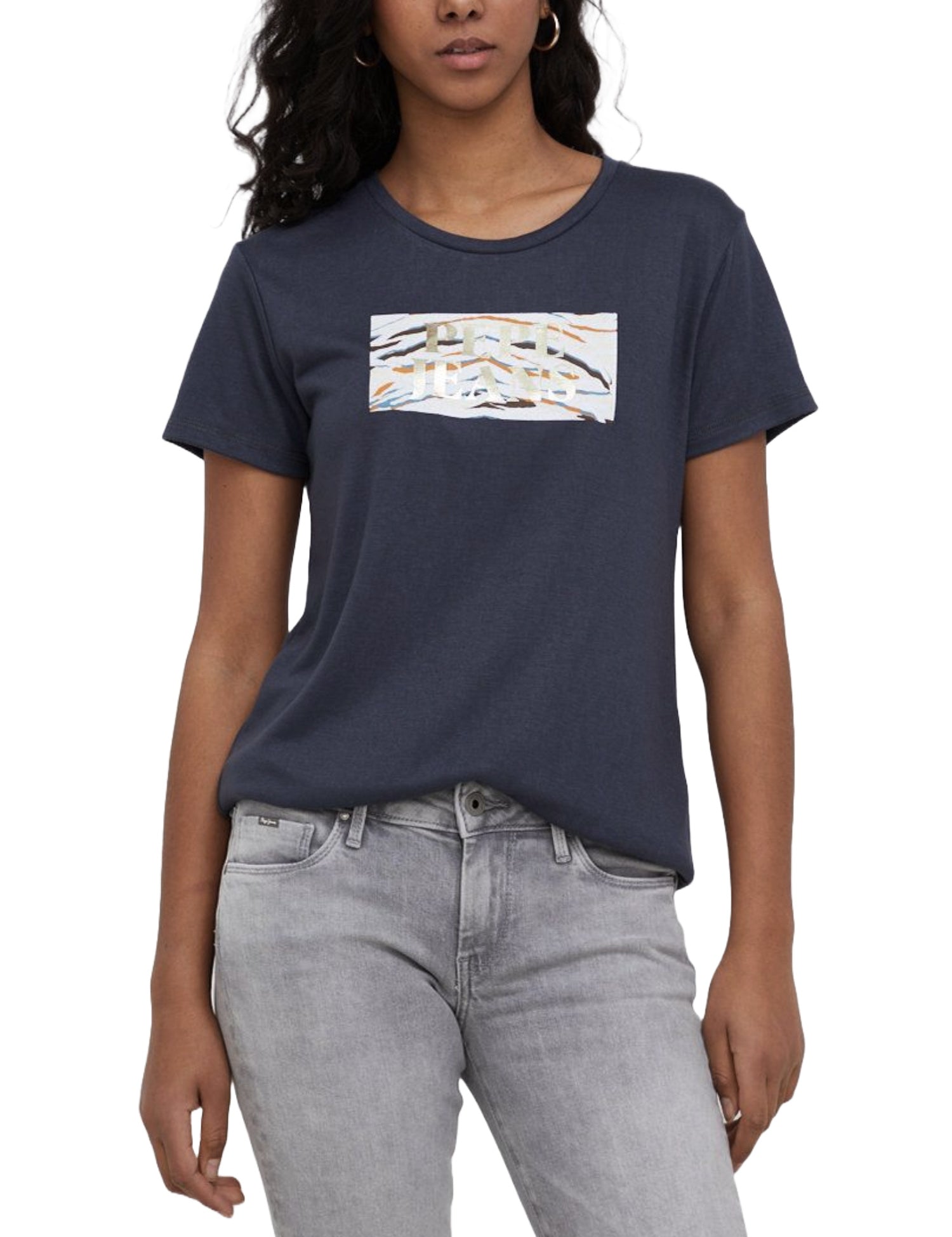 T-shirt Nero Pepe Jeans