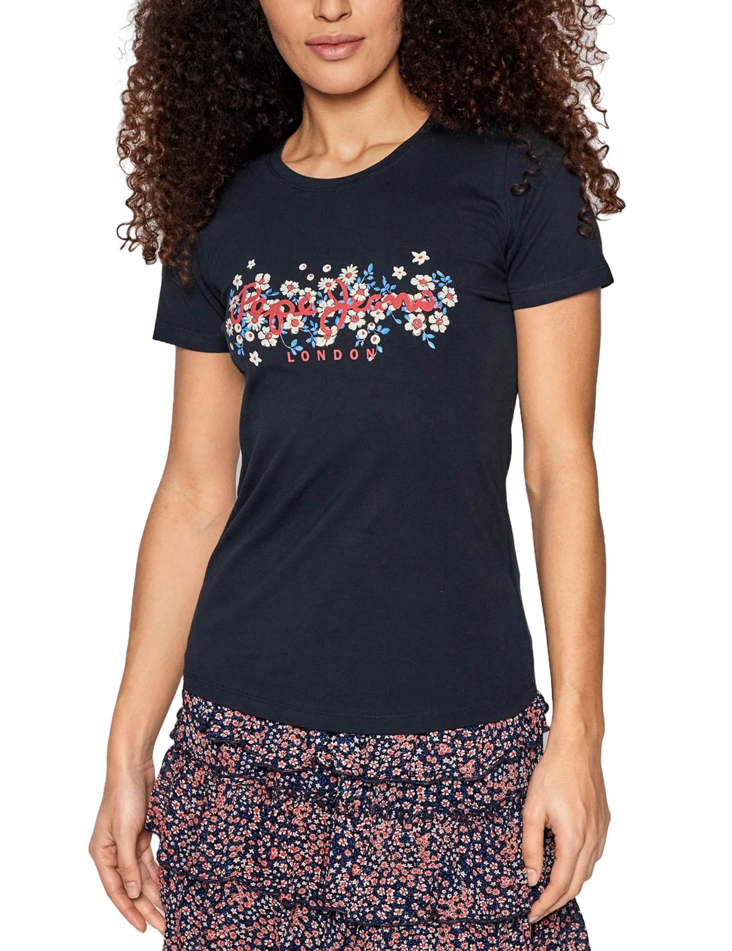 T-shirt Blu Pepe Jeans