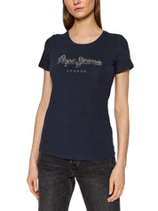 T-shirt Blu Pepe Jeans