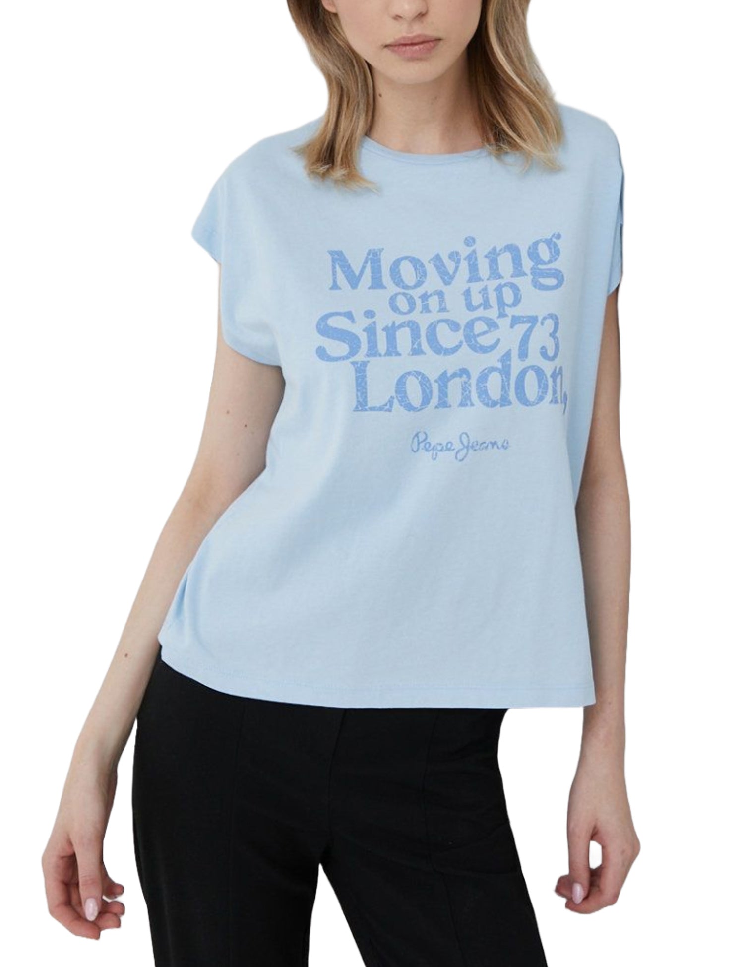 T-shirt Blu Pepe Jeans