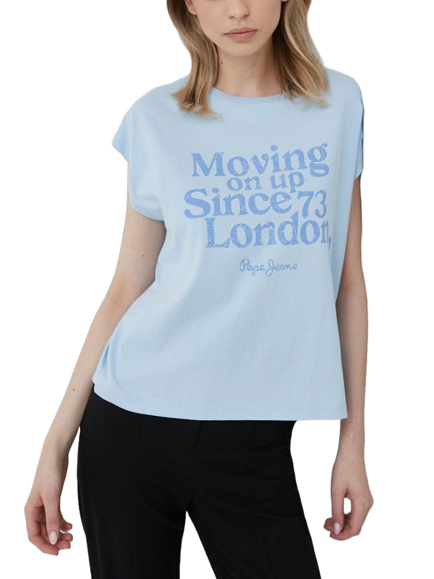 T-shirt Blu Pepe Jeans