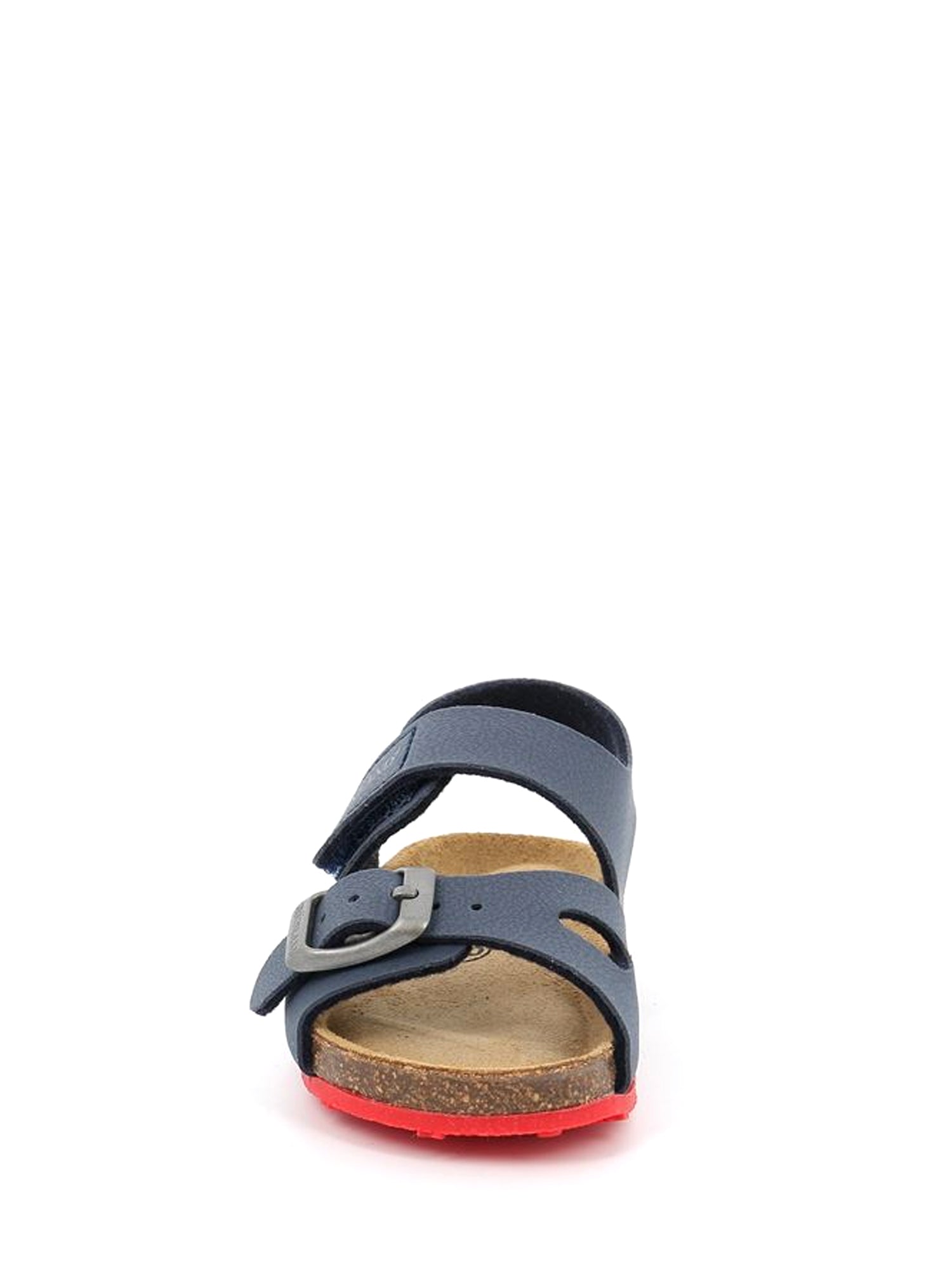 Sandali con strappi Navy Rosso Grunland Junior