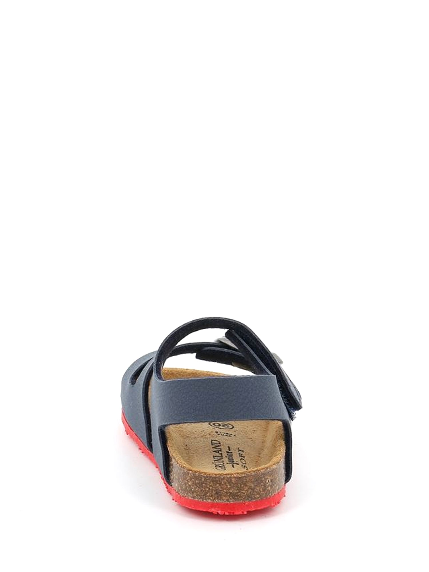 Sandali con strappi Navy Rosso Grunland Junior