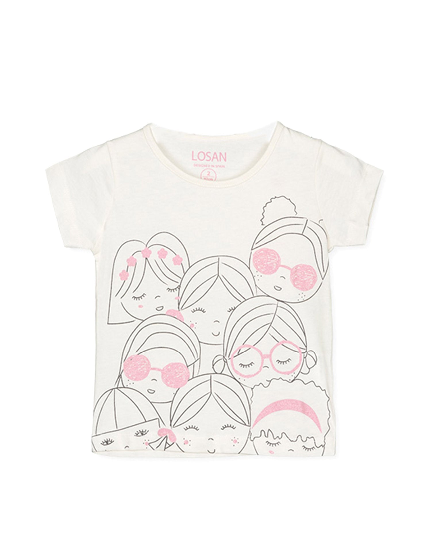 T-shirt Bianco Losan