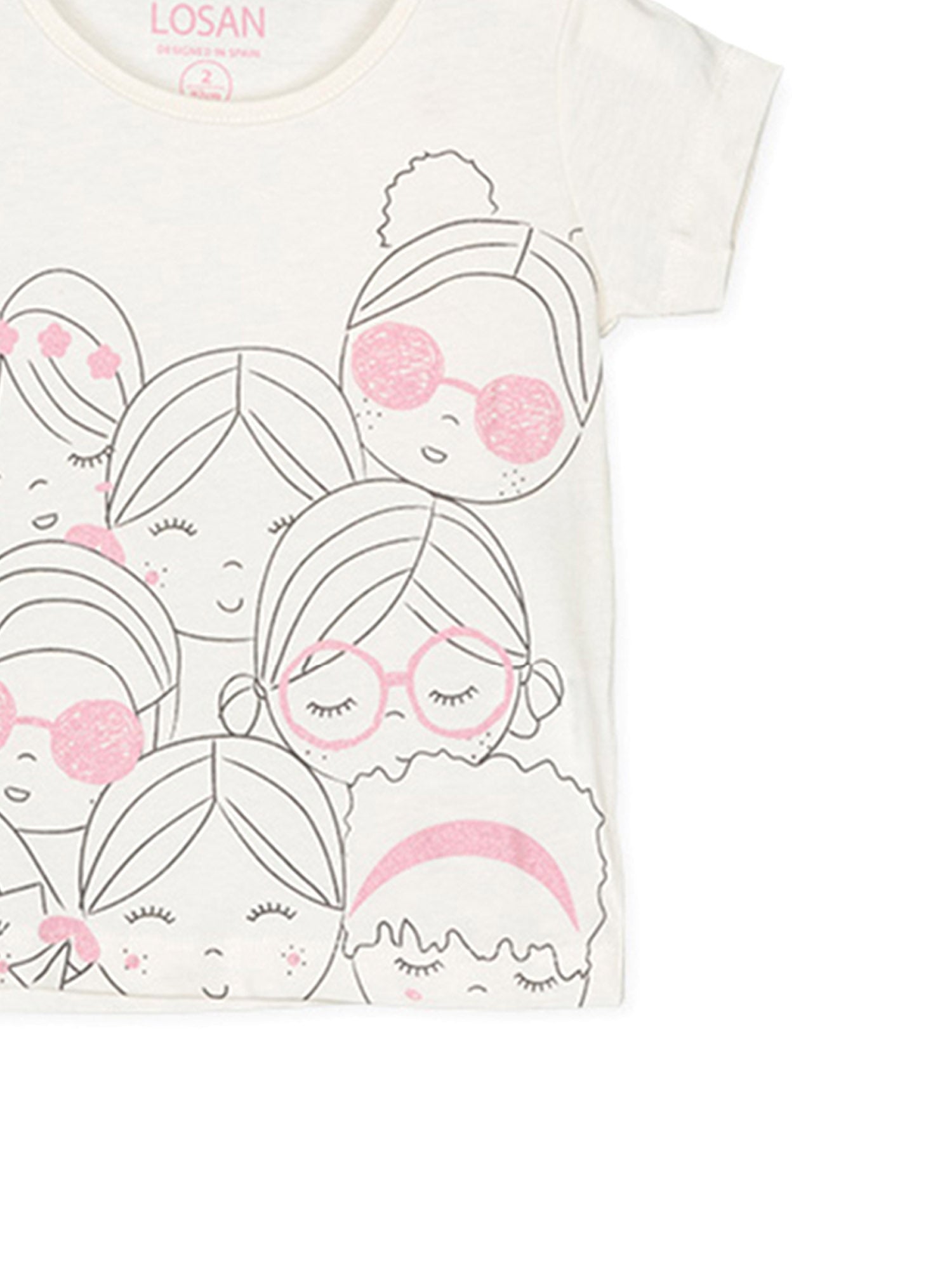 T-shirt Bianco Losan