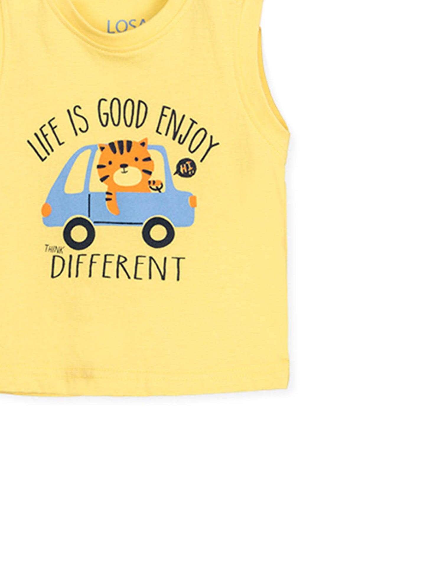 Top e canotte Giallo Losan