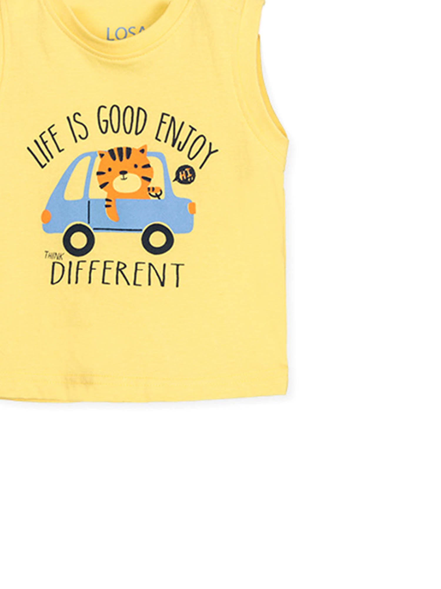 Top e canotte Giallo Losan