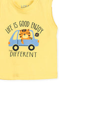 Top e canotte Giallo Losan