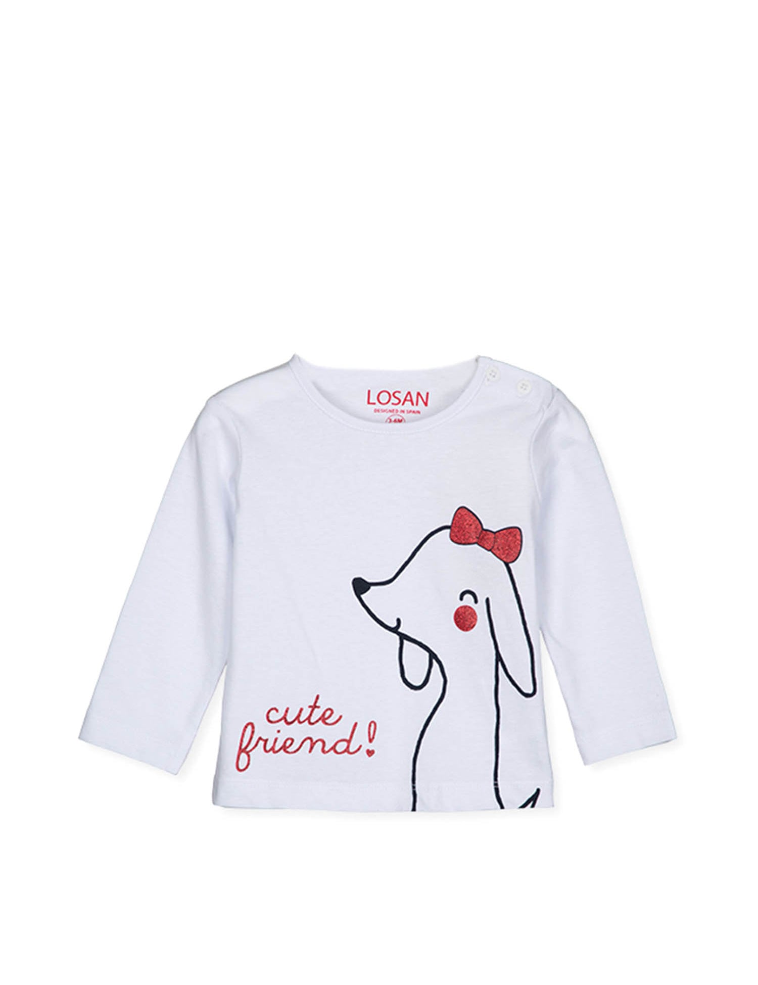 T-shirt Bianco Losan