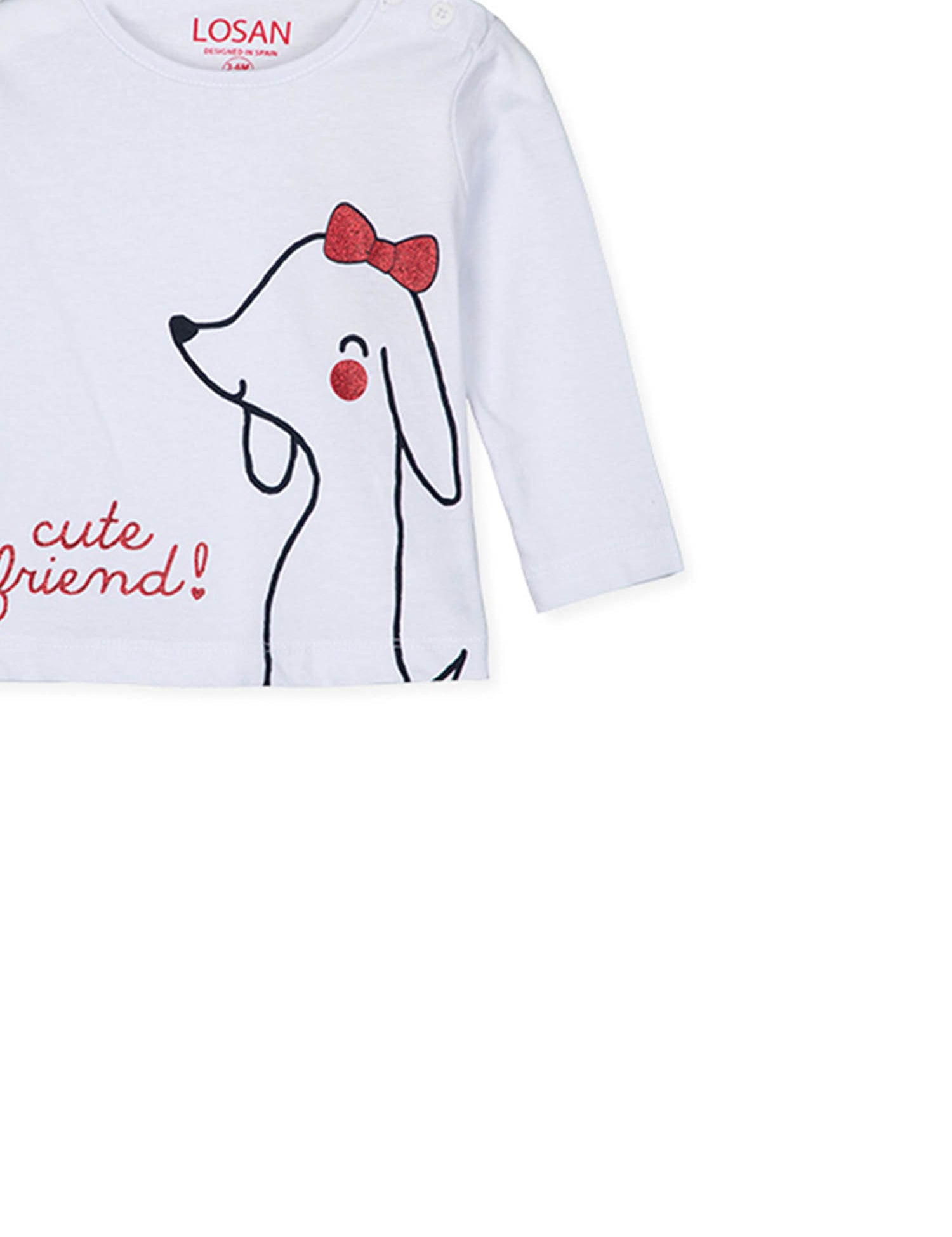 T-shirt Bianco Losan