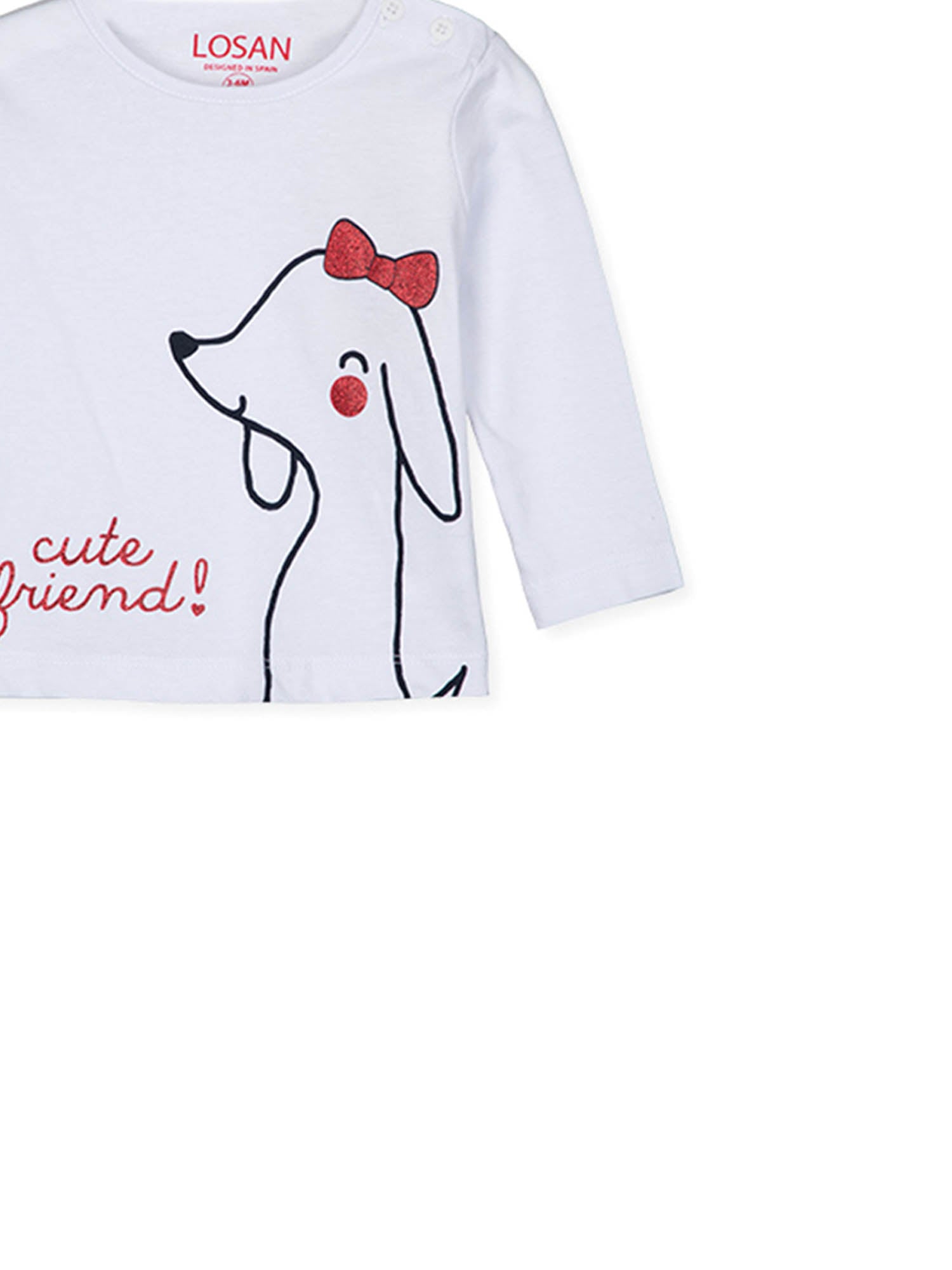 T-shirt Bianco Losan