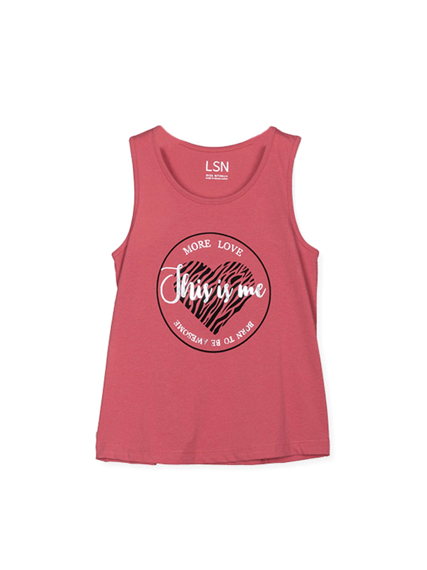 Top e canotte Rosa Losan