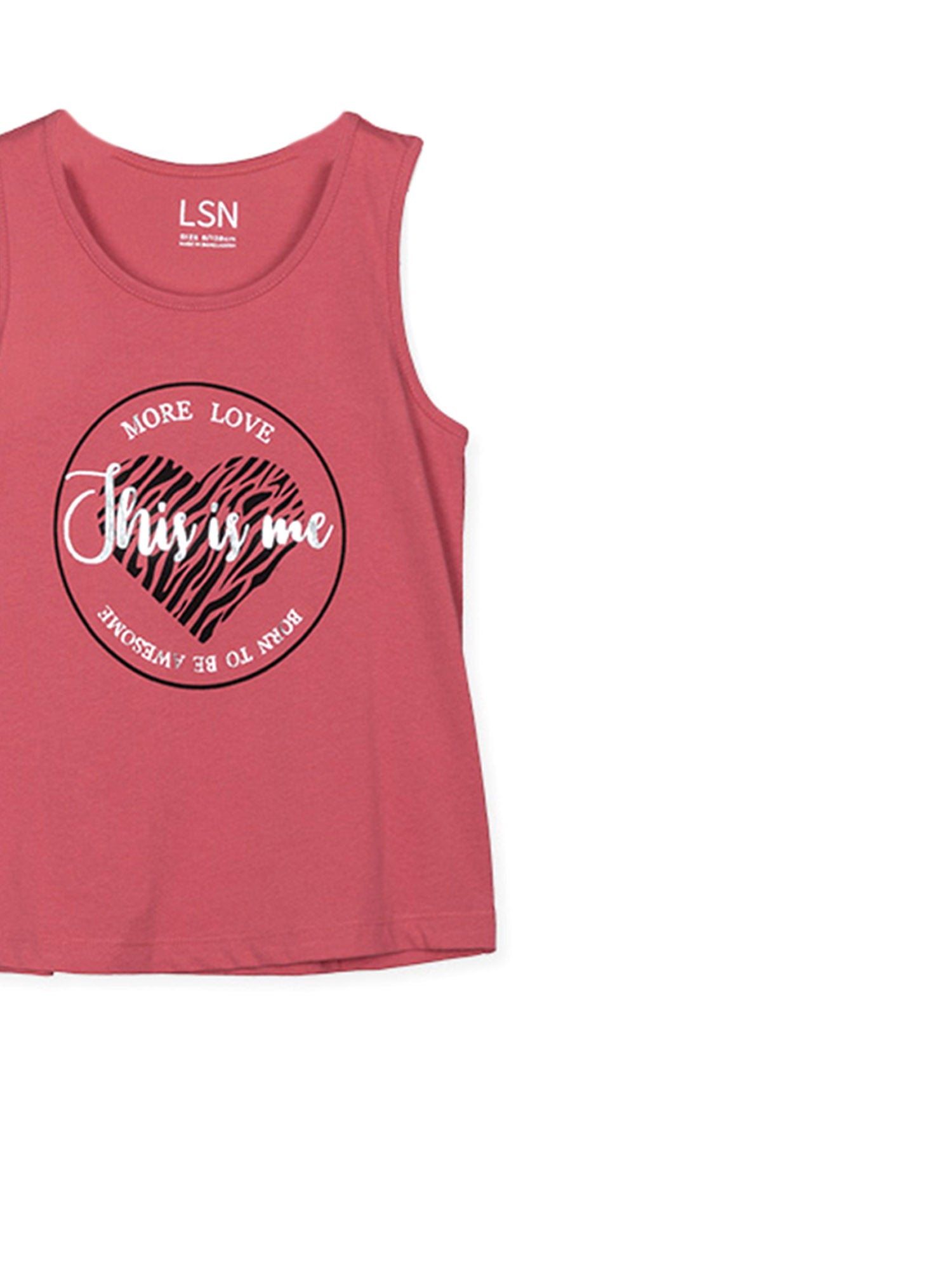 Top e canotte Rosa Losan