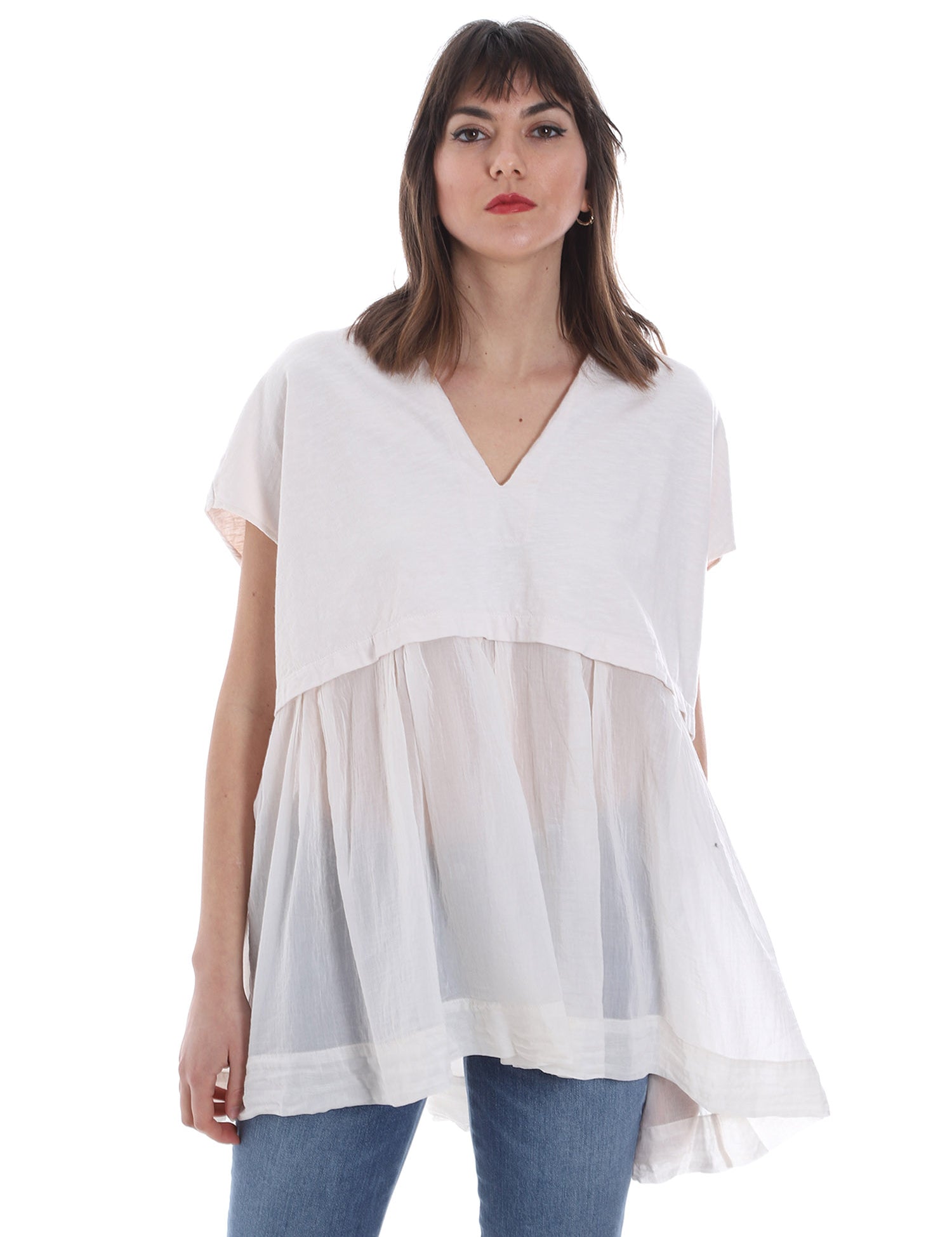 Bluse Beige Alessia Santi