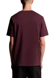 T-shirt Bordeaux Lyle & Scott