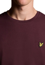 T-shirt Bordeaux Lyle & Scott