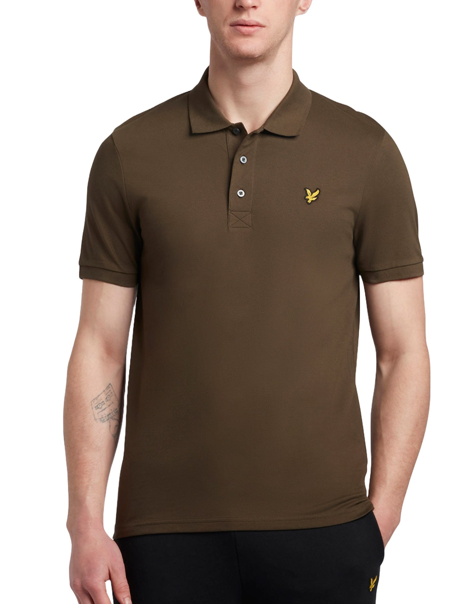 Polo Verde Militare Lyle & Scott
