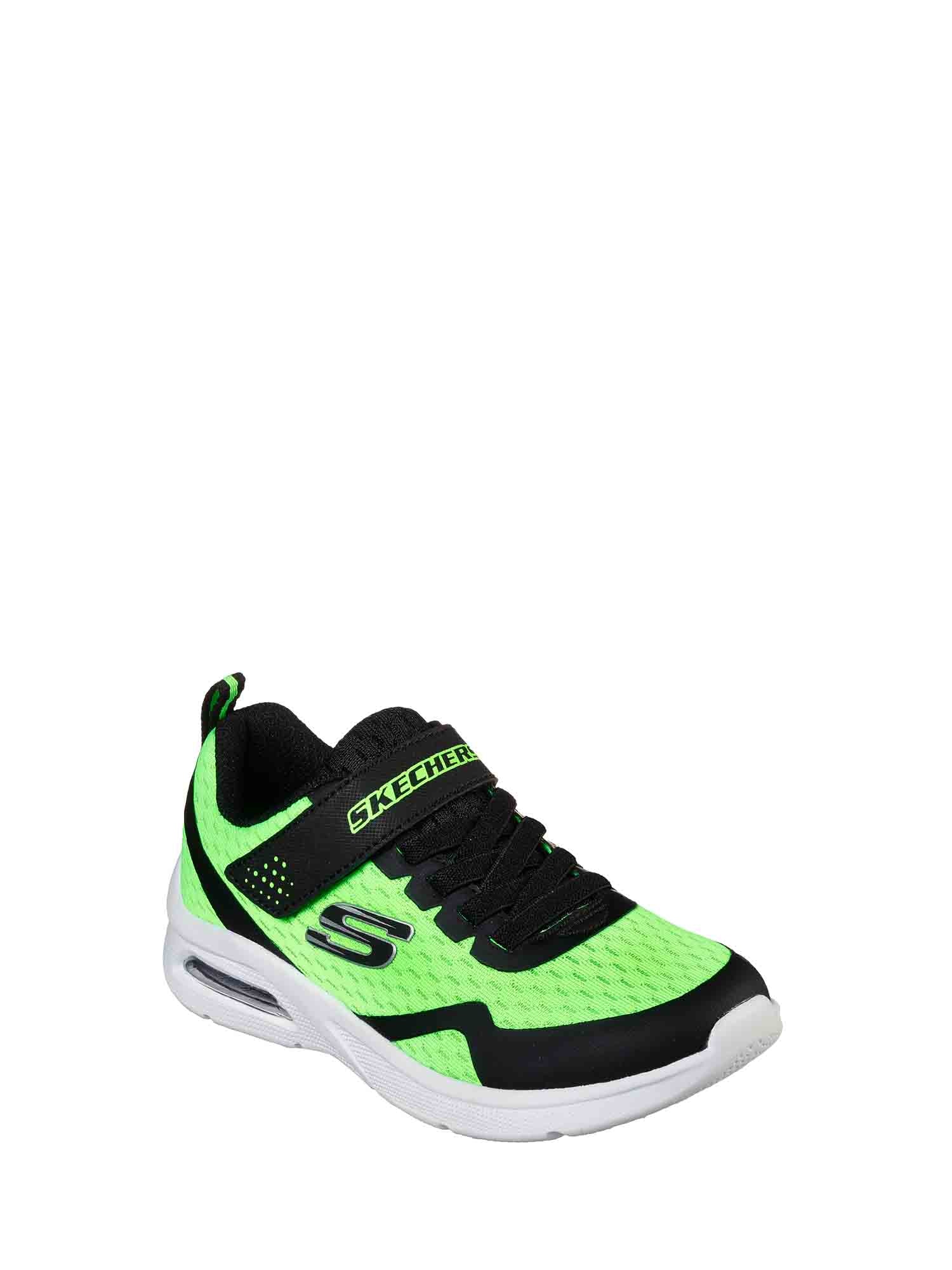 Scarpe con strappi Nero Verde Fluo Skechers