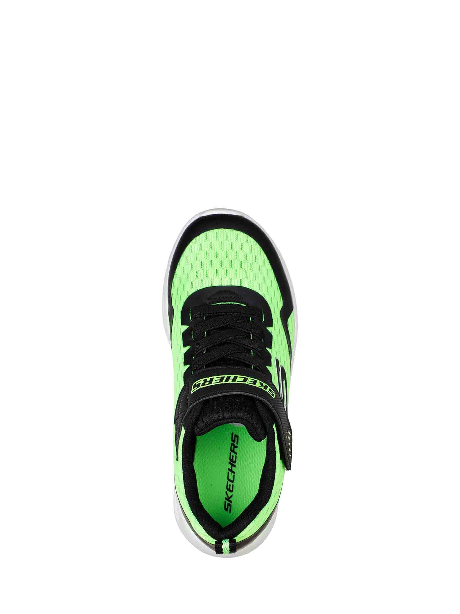 Scarpe con strappi Nero Verde Fluo Skechers