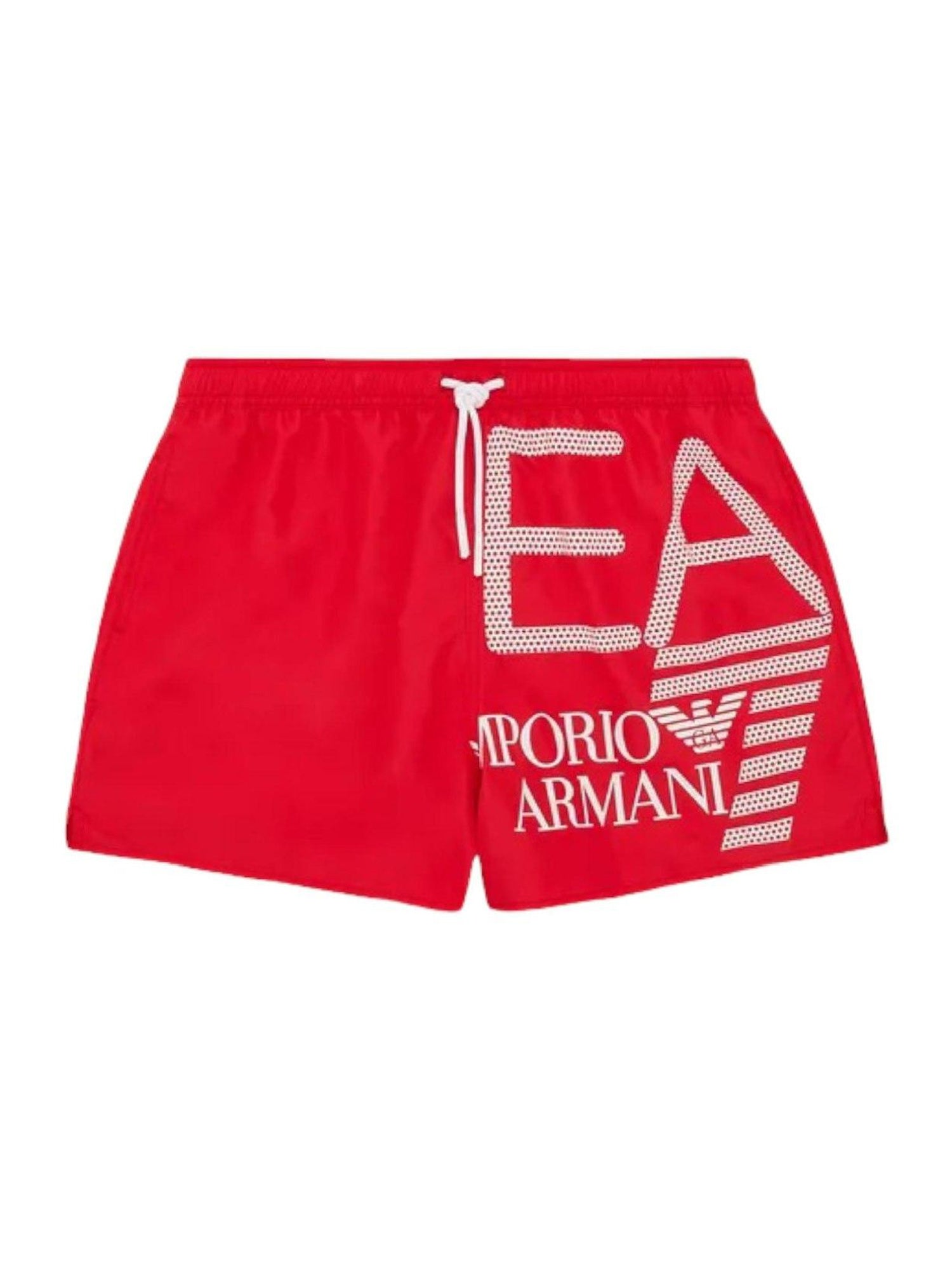 Costumi Rosso Ea7 Emporio Armani