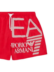Costumi Rosso Ea7 Emporio Armani