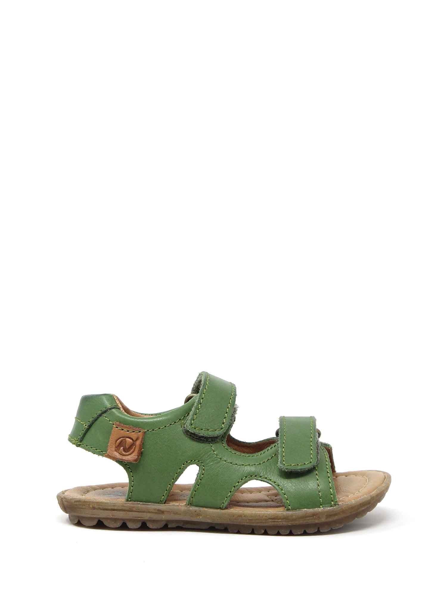Sandali con strappi Verde Naturino