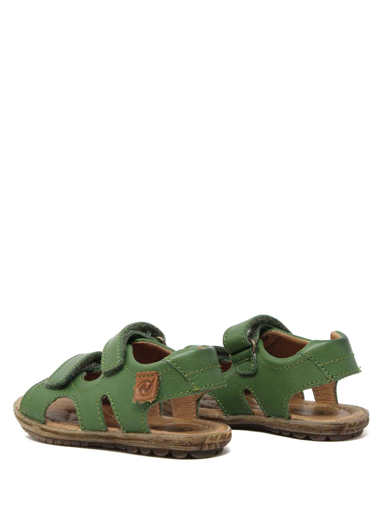 Sandali con strappi Verde Naturino