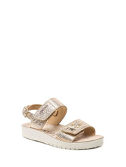 Sandali con strappi Dorato Geox