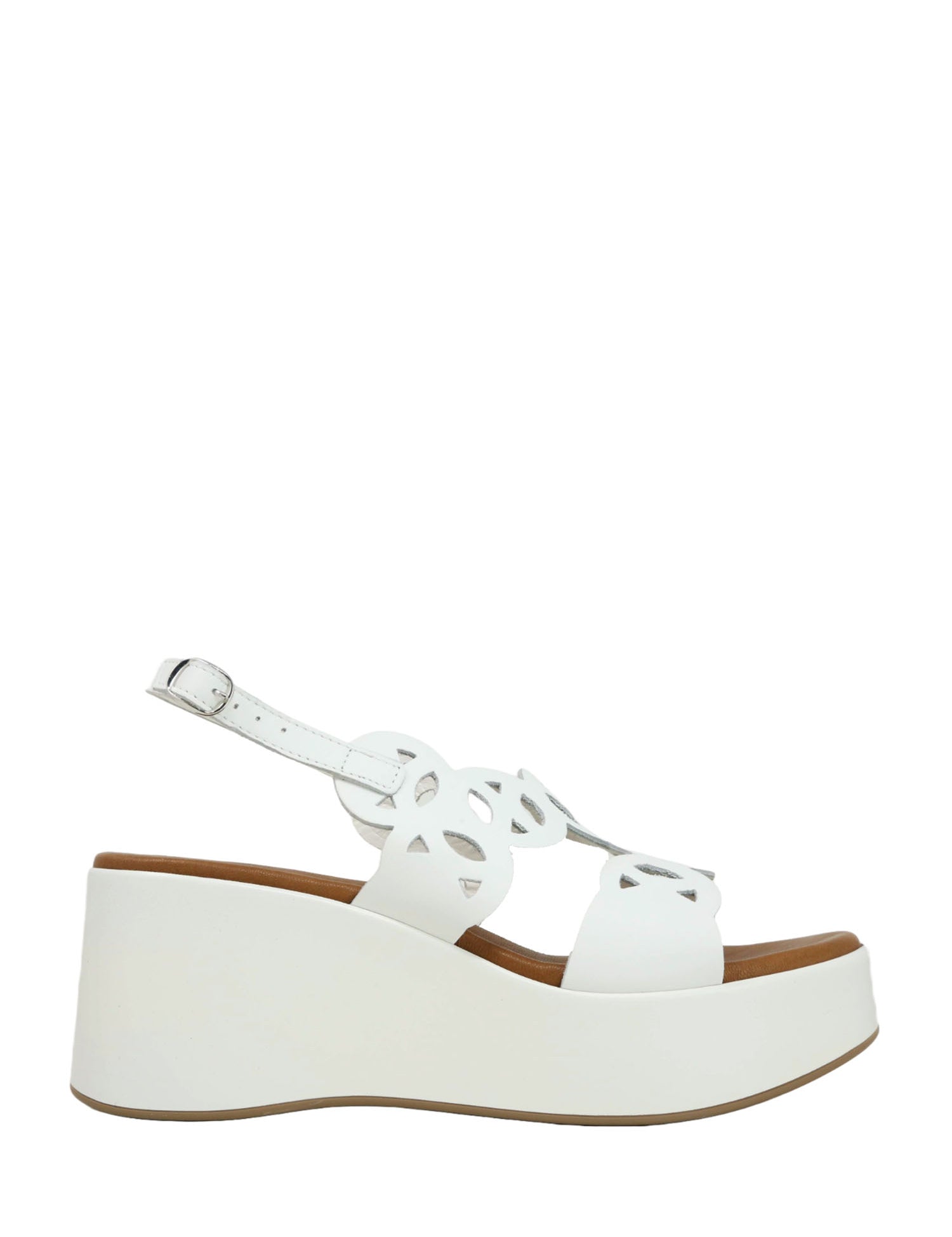 Sandali zeppa Bianco Susimoda